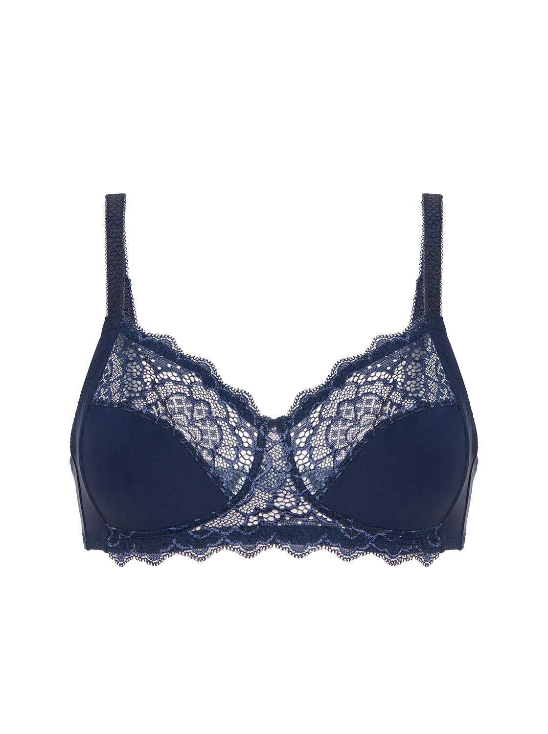 Soutien-gorge sans-armatures structuré - Encre