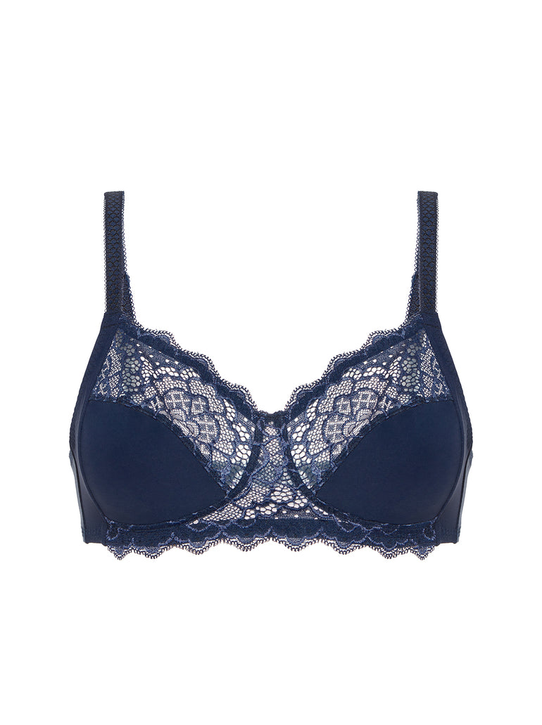 Soutien-gorge sans-armatures structuré - Encre