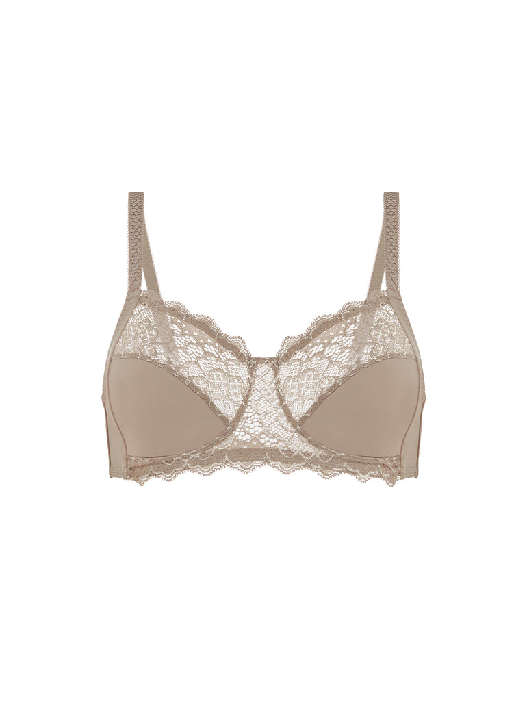Soutien-gorge sans-armatures structuré - Grège