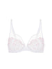 Soutien-gorge avec armature décolleté plongeant - Blanc Cristal