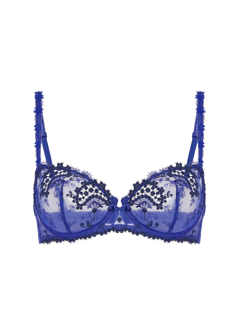 Soutien-gorge corbeille - Bleu électrique