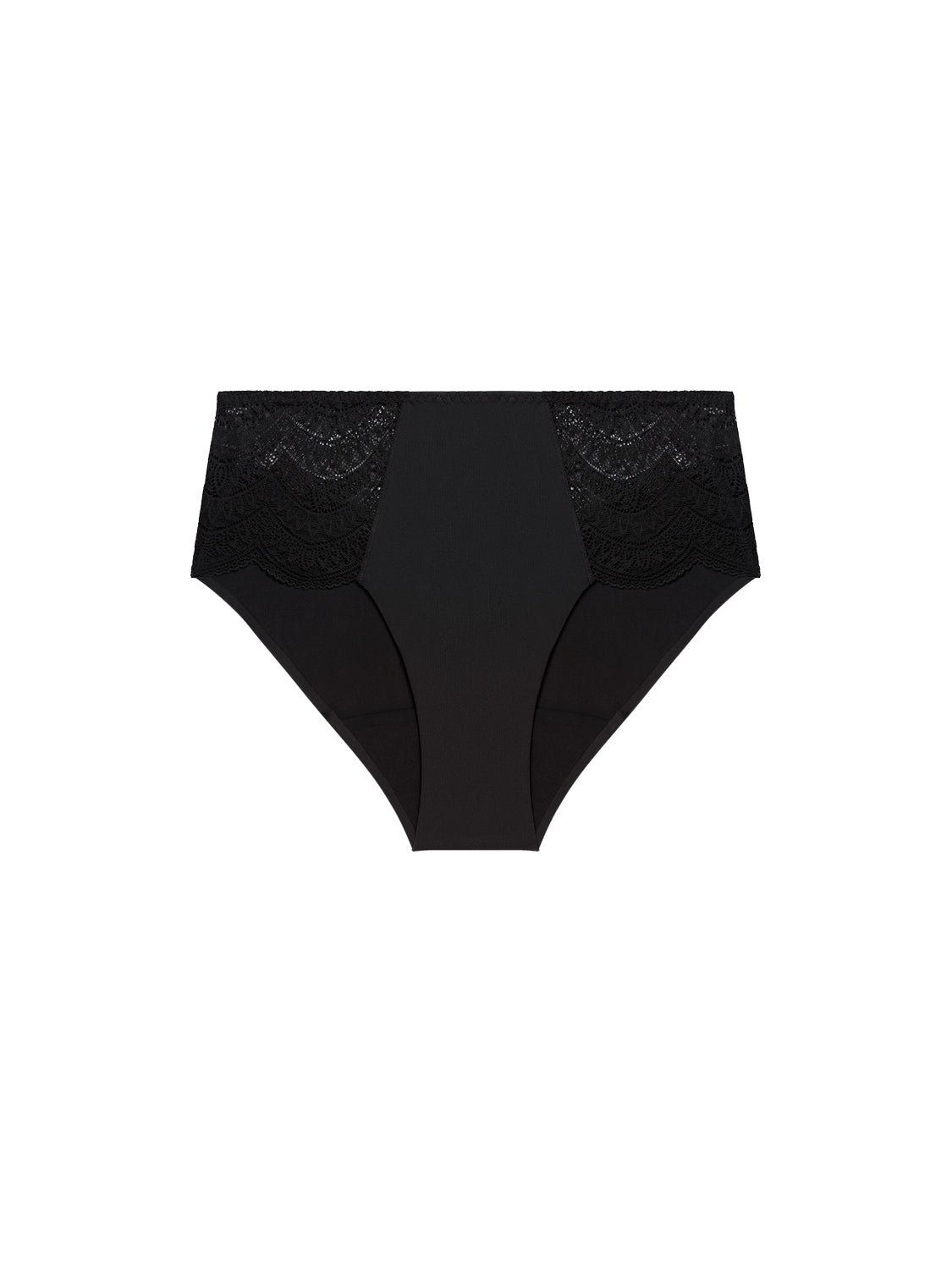Culotte menstruelle Karma flux moyen - Noir