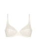 Soutien-gorge triangle emboitant décolleté plongeant - Naturel