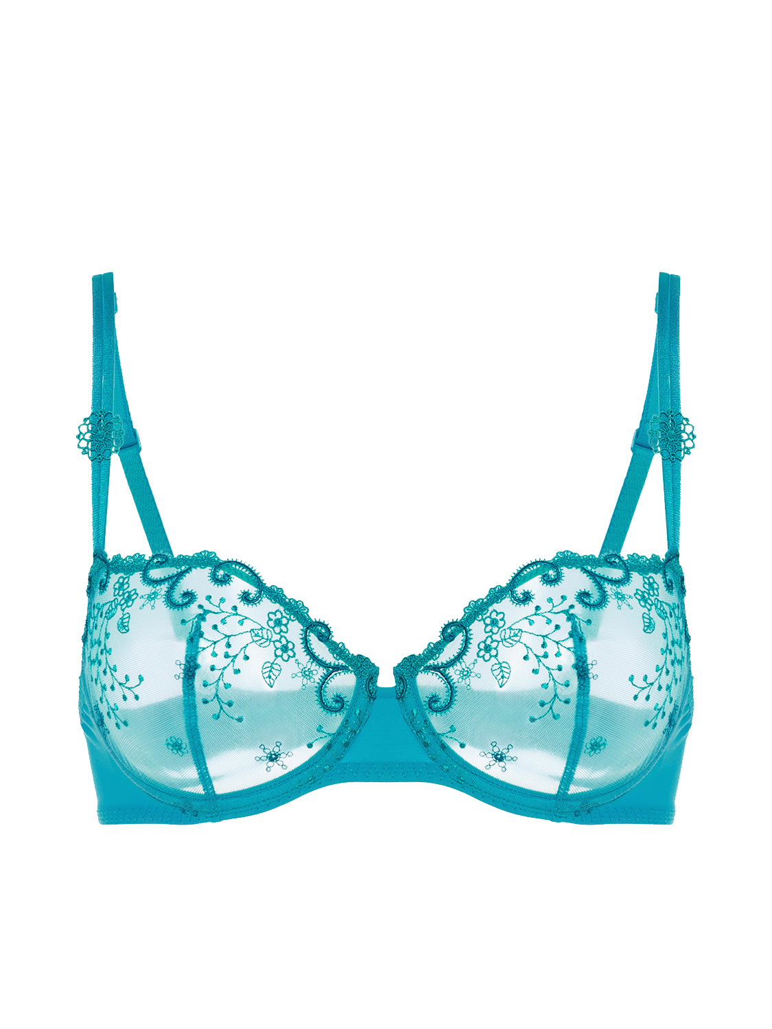 Soutien-gorge corbeille - Bleu Atoll