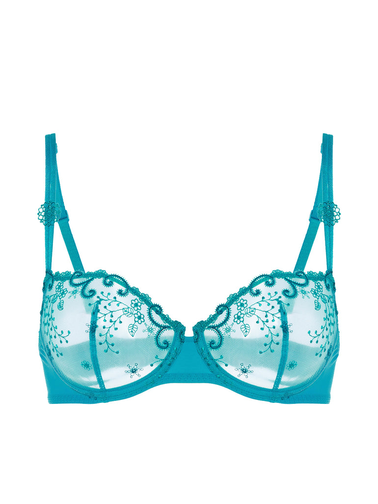 Soutien-gorge corbeille - Bleu Atoll