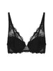 Soutien-gorge push-up décolleté plongeant - Noir