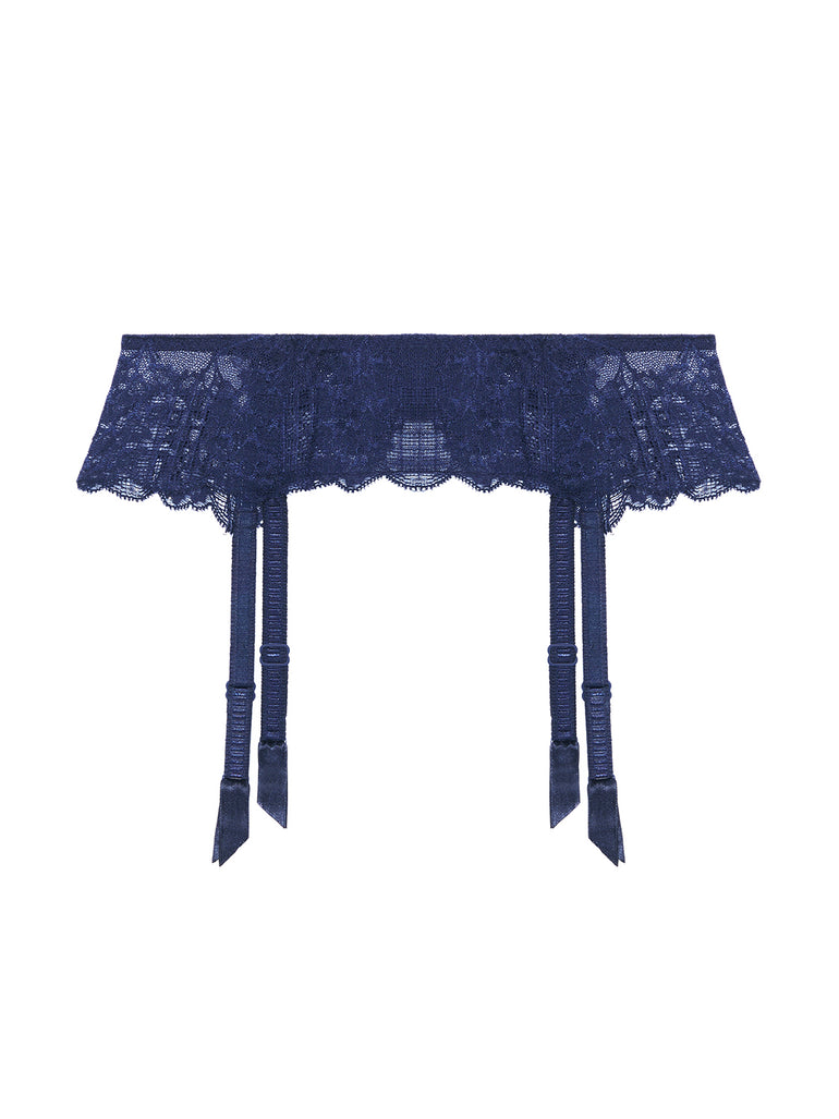 Porte-jarretelles - Bleu Cosmic