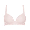 Soutien-gorge spacer décolleté plongeant - Poudre