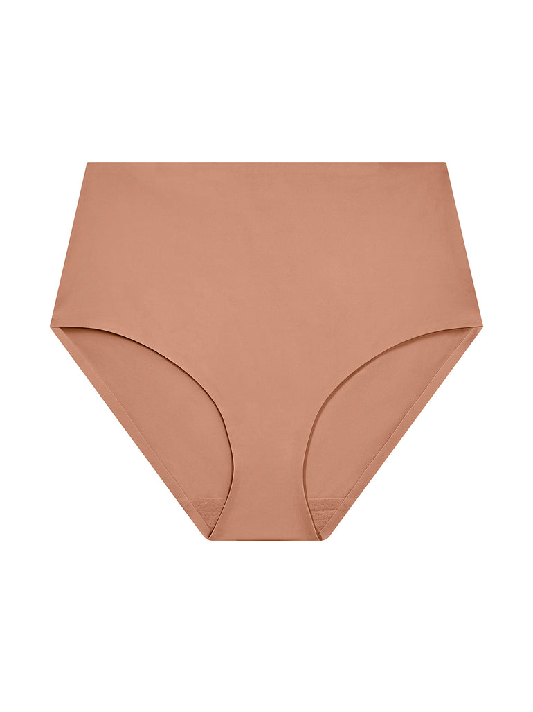 Culotte taille haute, light contrôle - Amaretto