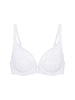 Soutien-gorge triangle emboitant décolleté plongeant - Blanc