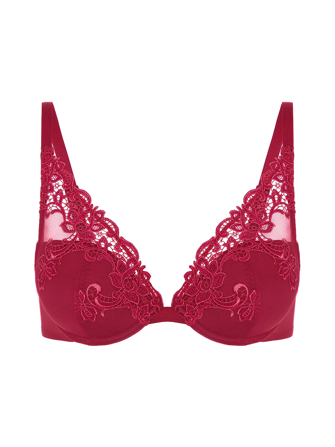 Soutien-gorge push-up décolleté plongeant - Lipstick