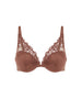 Soutien-gorge push-up décolleté plongeant - Brun Tender
