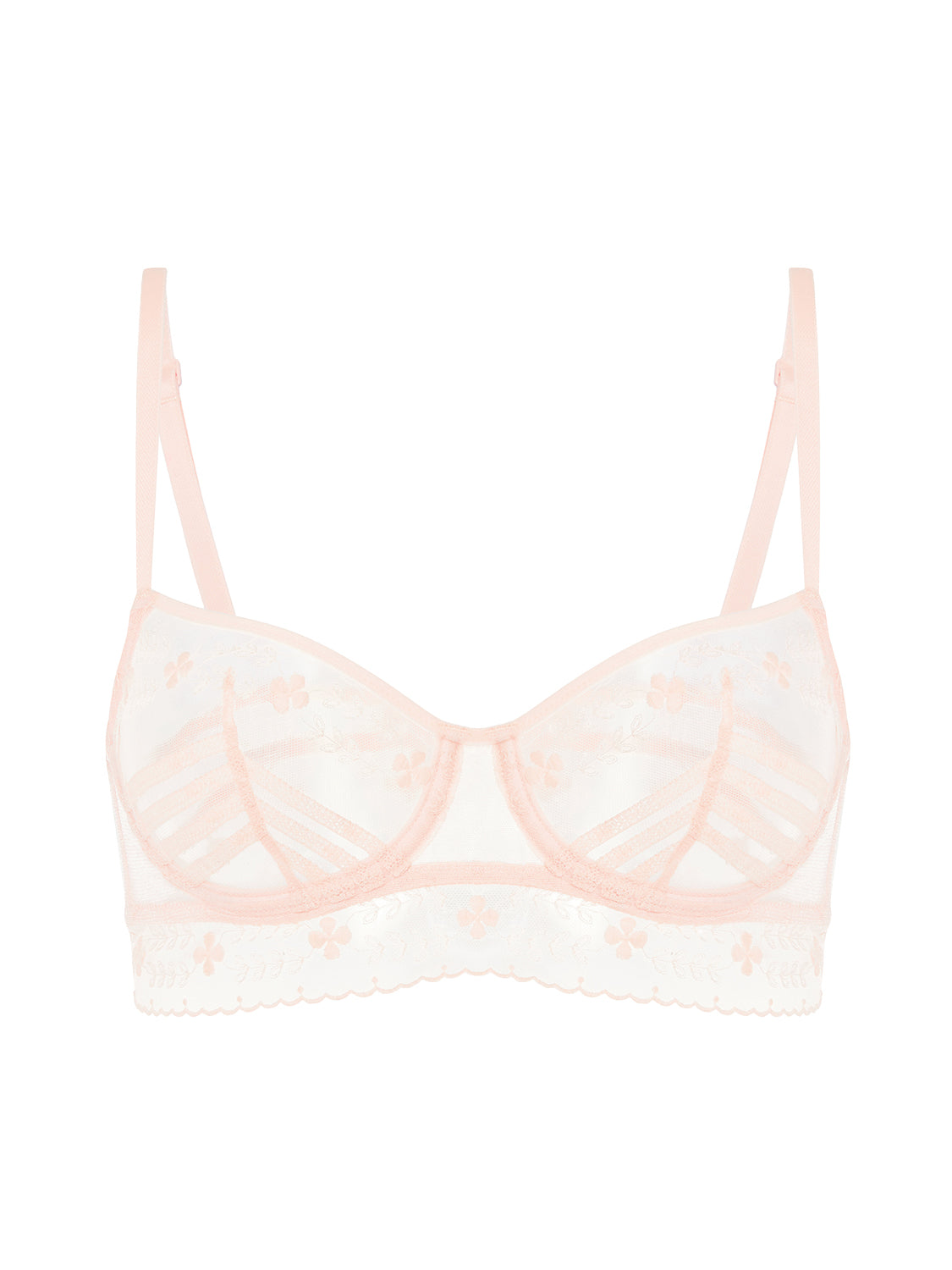 Soutien-gorge corbeille - Poudre pétale