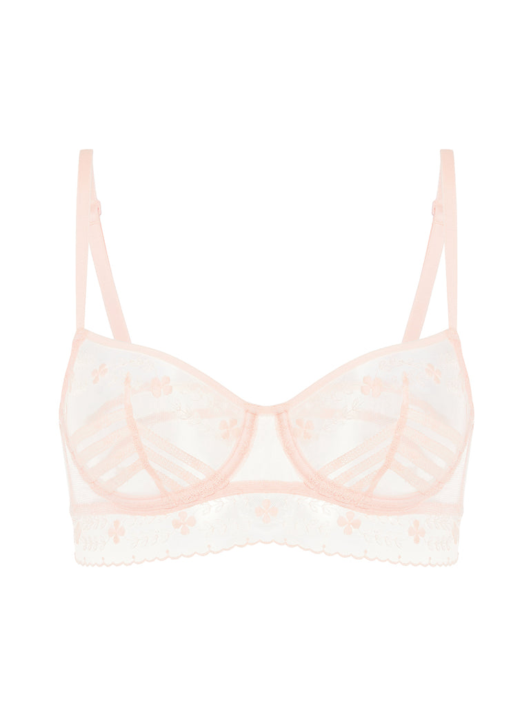 Soutien-gorge corbeille - Poudre pétale