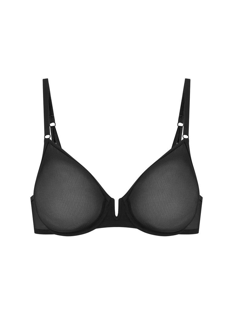 Soutien-gorge armatures moulé - Noir