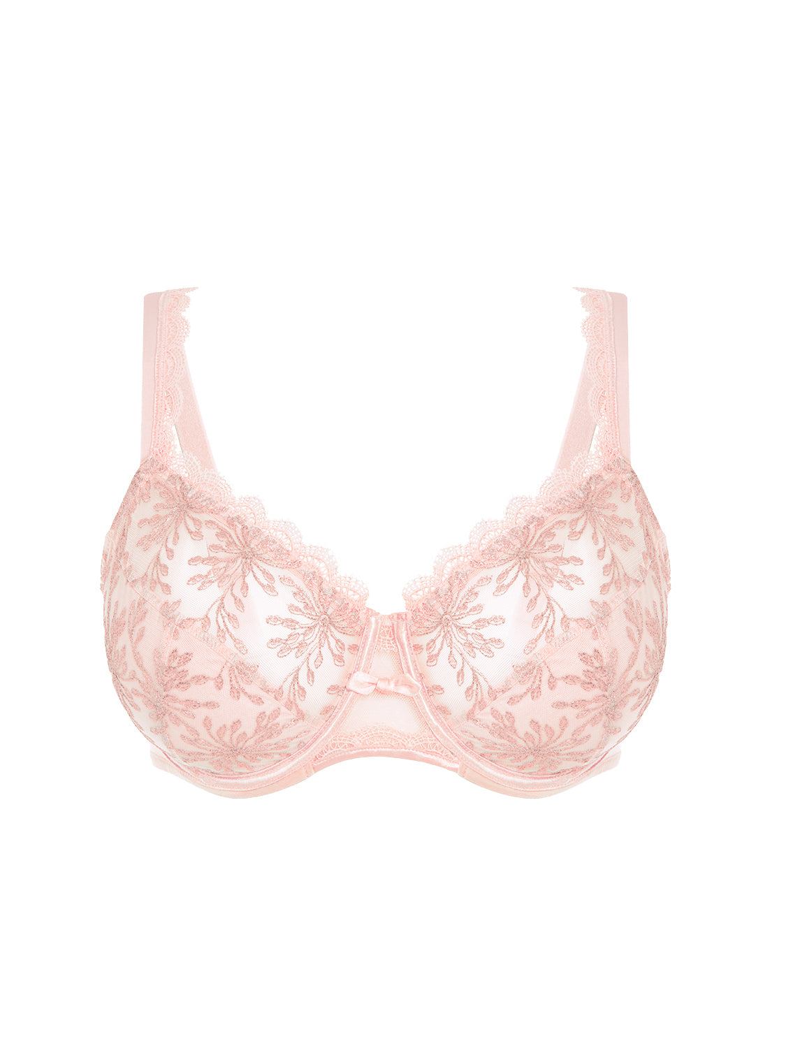 Soutien-gorge avec armature emboitant - Poudre pétale