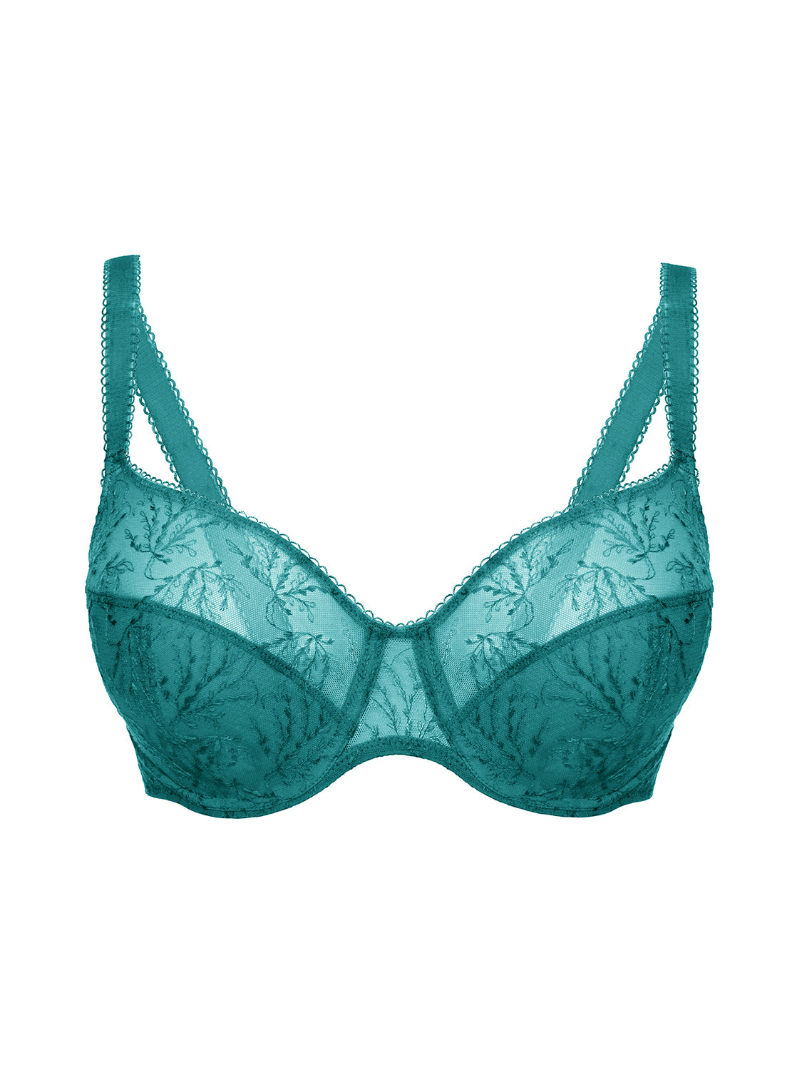 Soutien-gorge emboitant pour poitrine généreuse - Vert émeraude