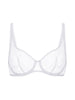 Soutien-gorge armatures décolleté galbé - Blanc
