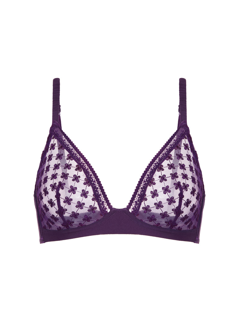 Soutien-gorge triangle sans-armatures - Violet Euphoria