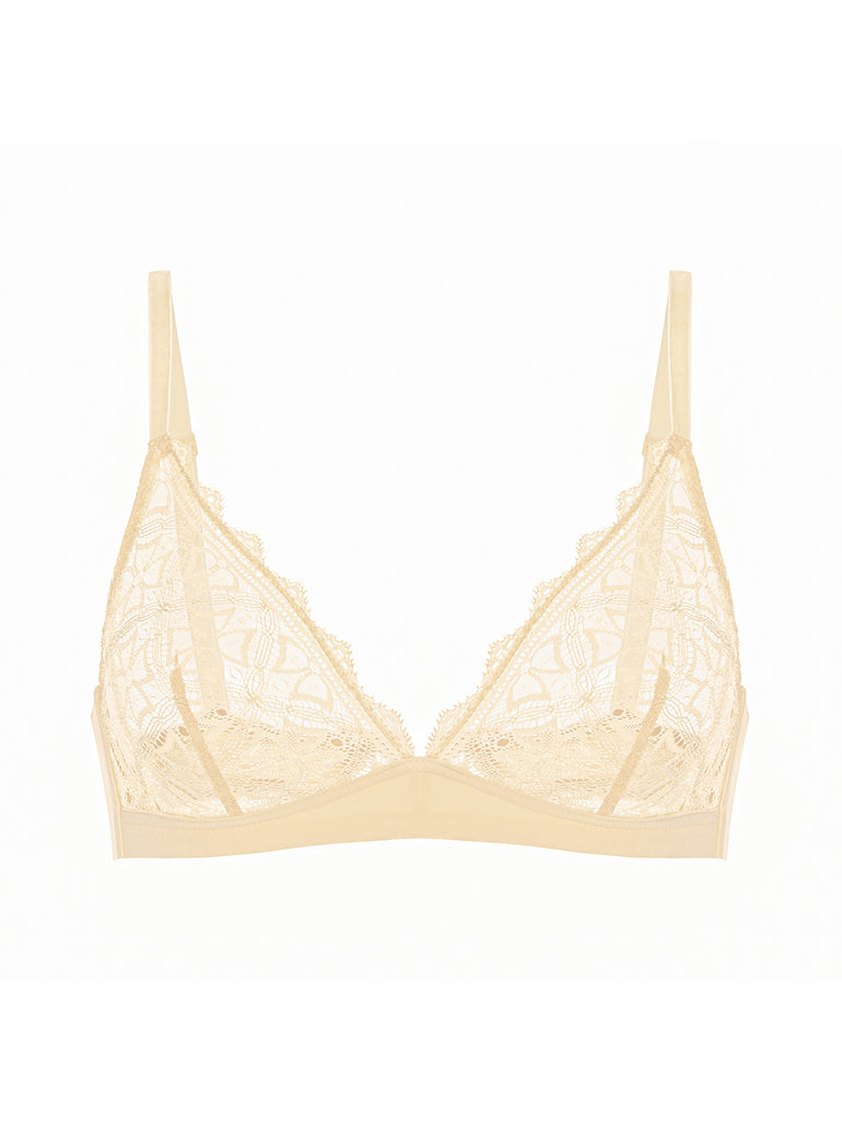 Soutien-gorge sans-armatures structuré - Vanille
