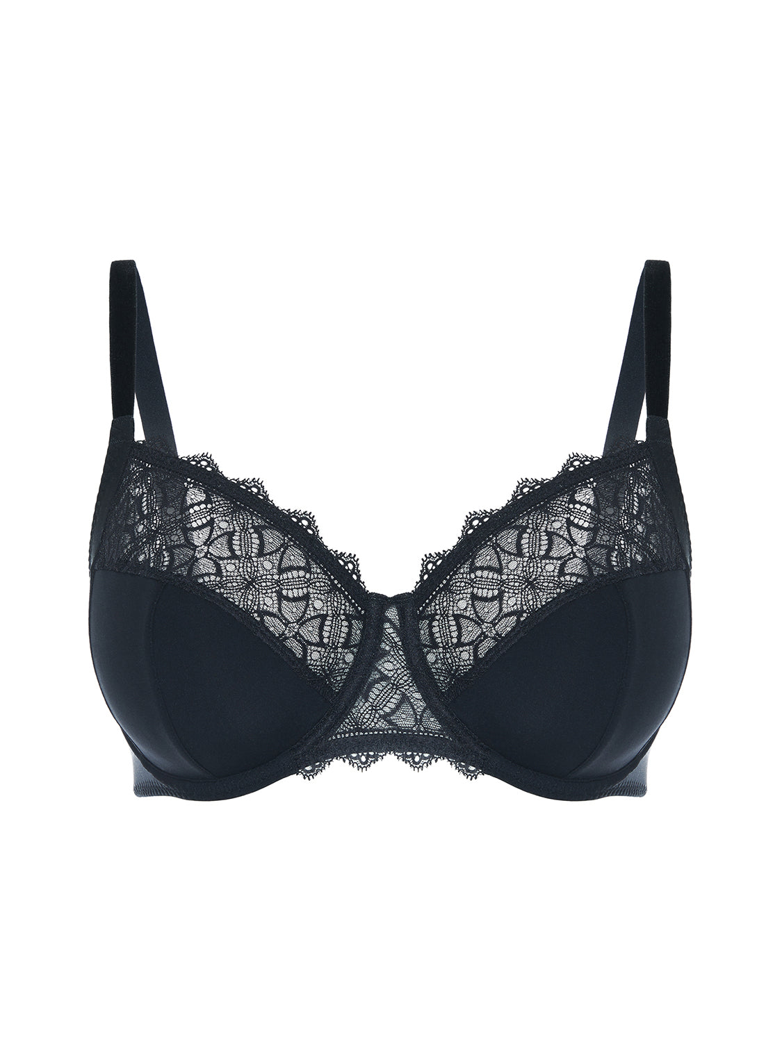 Soutien-gorge avec armatures emboitant - Noir