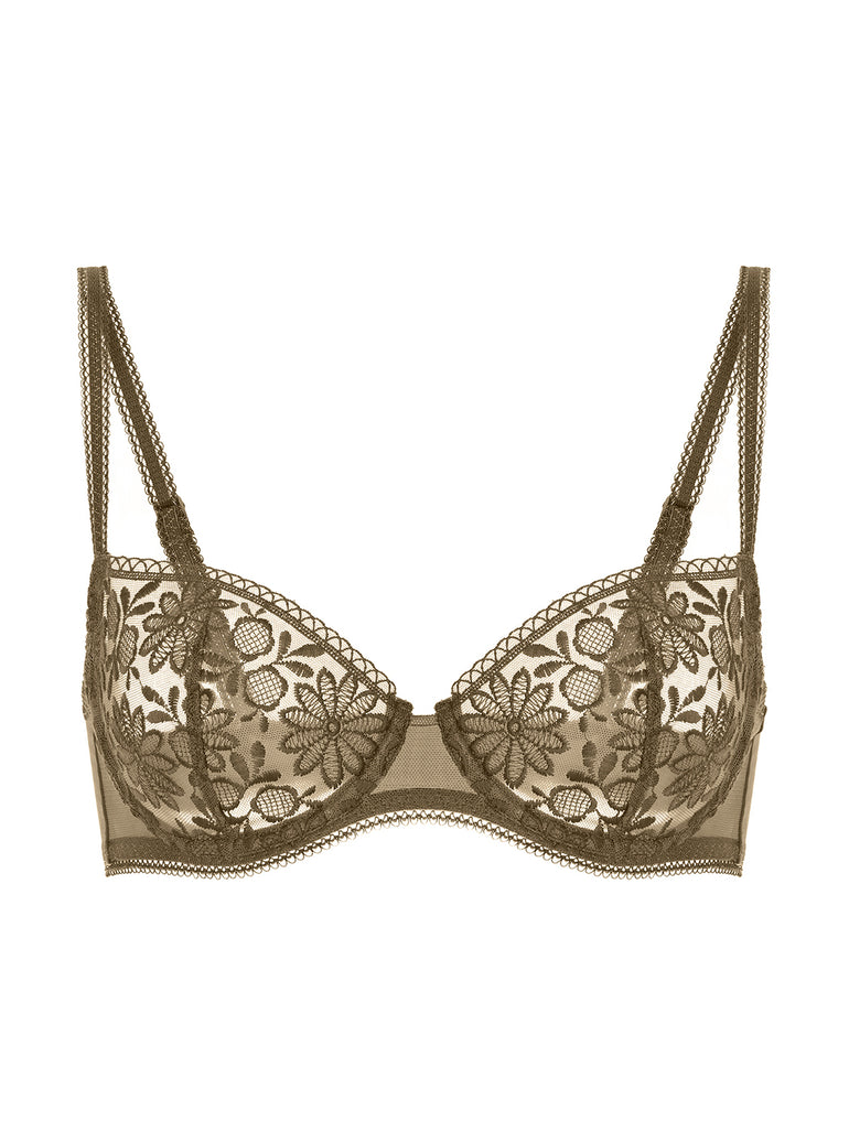 Soutien-gorge corbeille - Vert Nomade