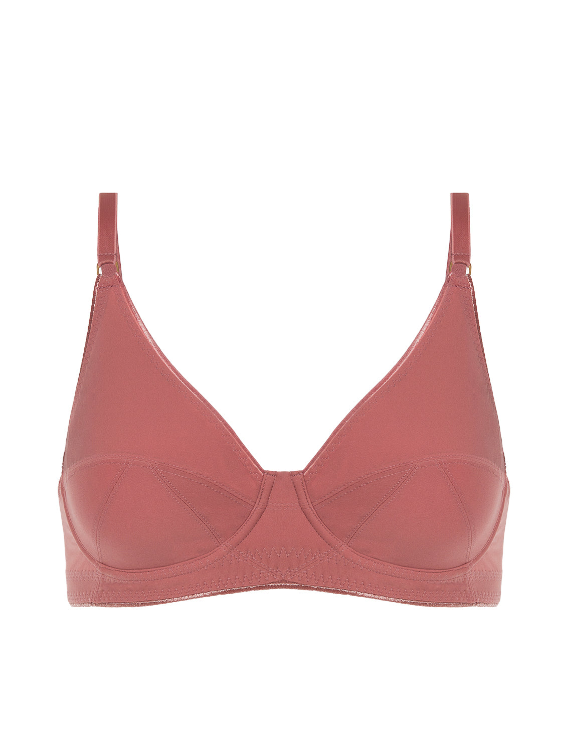 Soutien-gorge avec armatures décolleté - Litchi