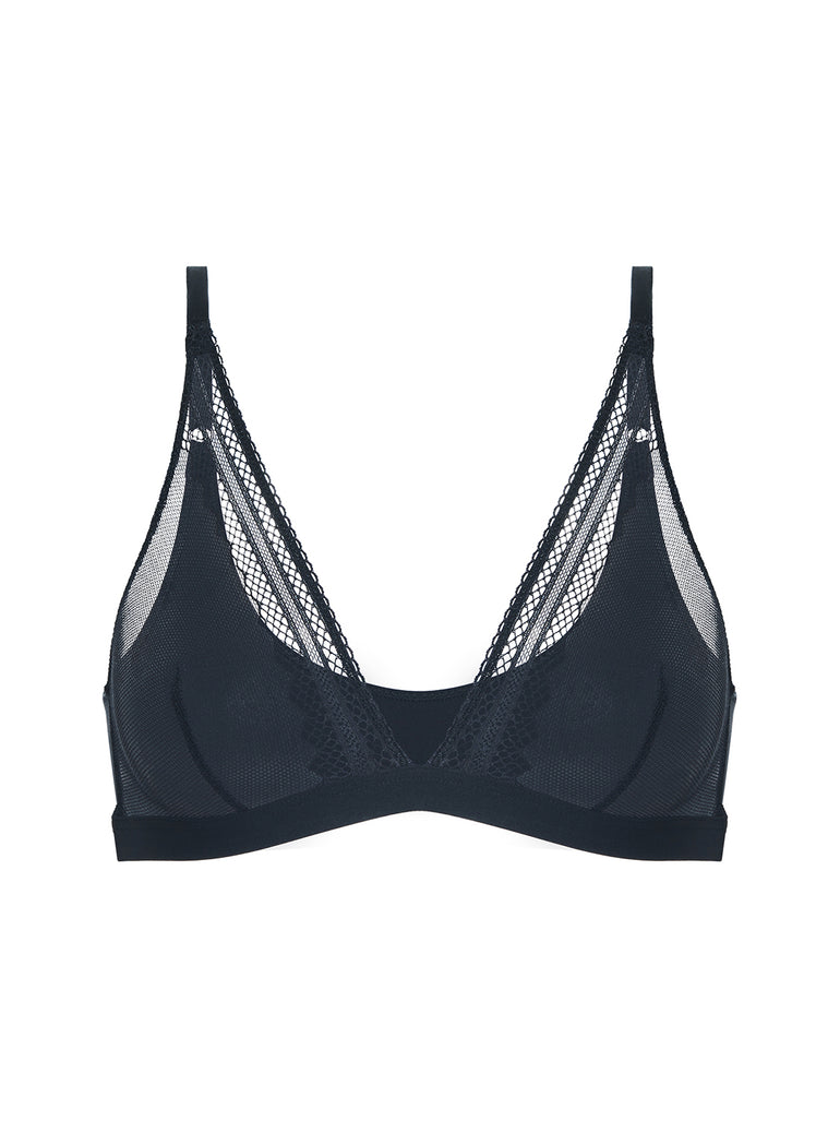 Soutien-gorge triangle sans-armatures - Noir