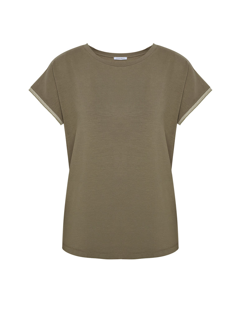 Top manches courtes - Vert Argile