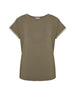 Top manches courtes - Vert Argile