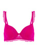 Soutien-gorge spacer décolleté plongeant - Rose Hibiscus