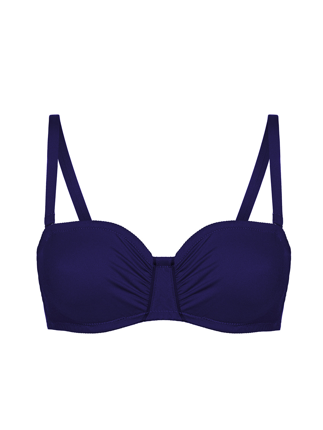 Haut de maillot de bain bandeau mousse avec armatures - Minuit