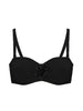 Haut de maillot de bain bandeau mousse avec armatures - Noir