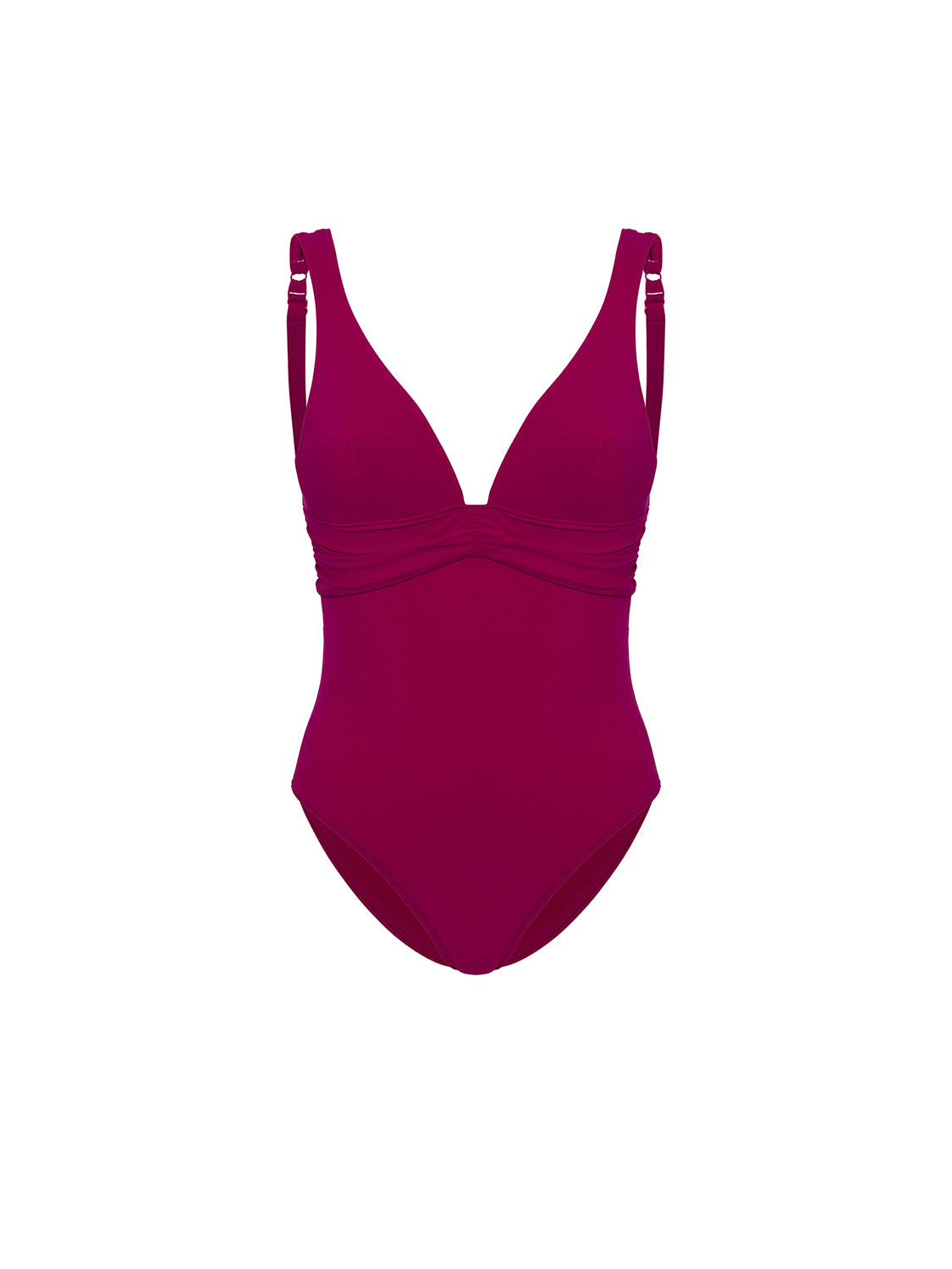 Maillot de bain 1 pièce de bain avec armatures cachées - Framboise