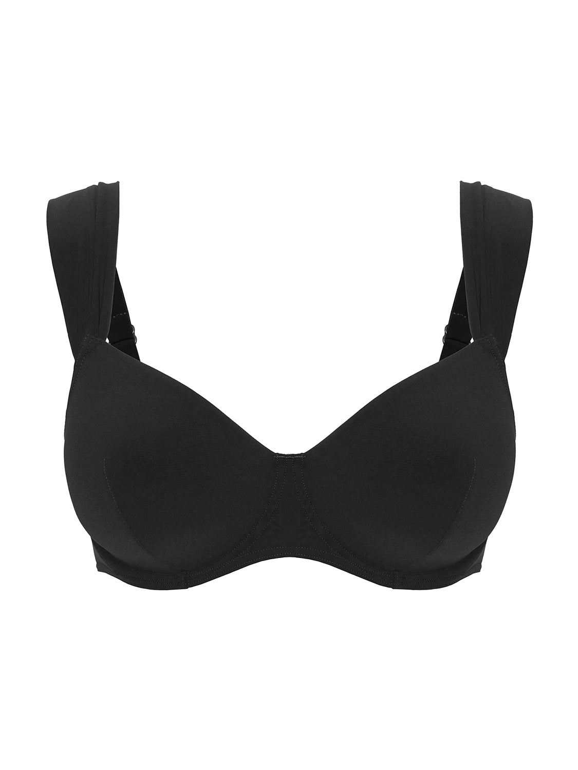 Haut de maillot de bain avec armatures - Noir