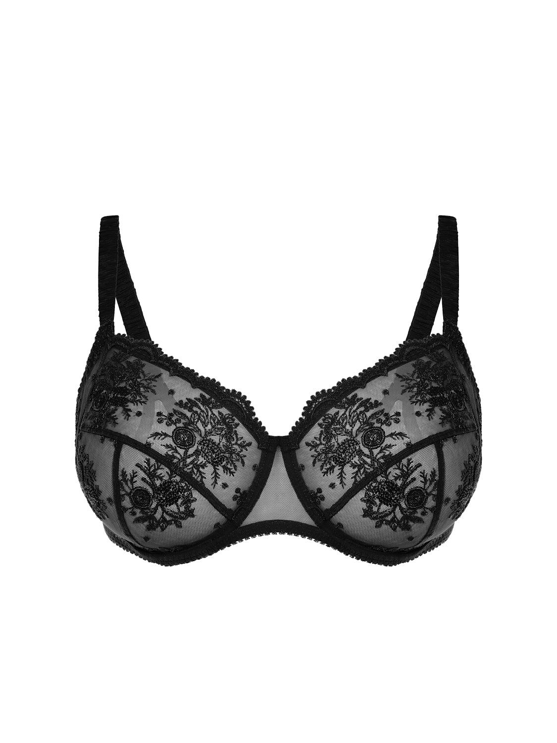 Soutien-gorge avec armature emboitant - Noir
