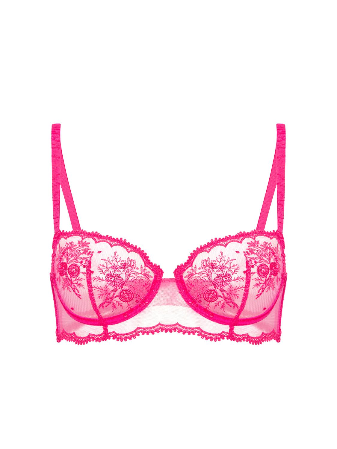 Soutien-gorge corbeille - Rose disco