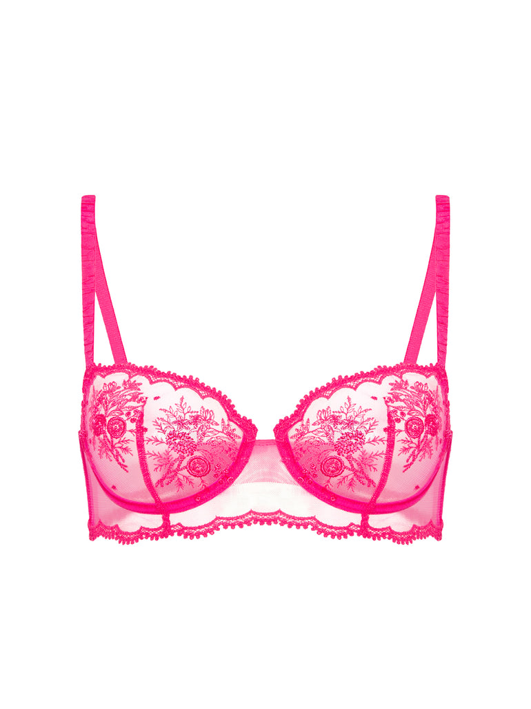 Soutien-gorge corbeille - Rose disco