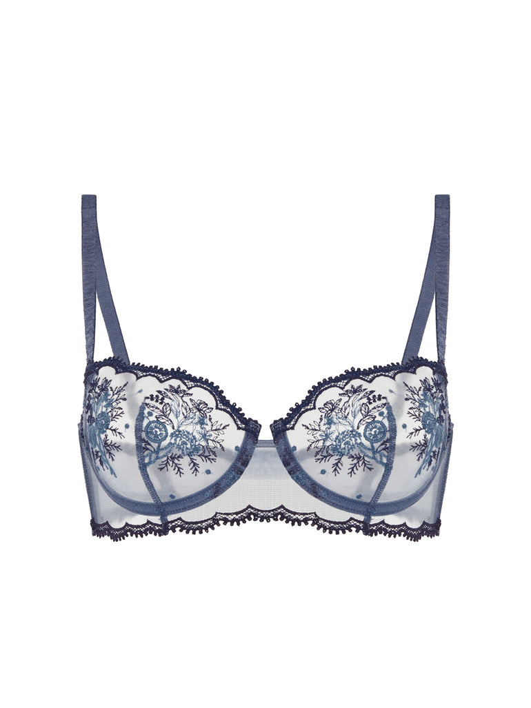 Soutien-gorge corbeille - Bleu Cendre