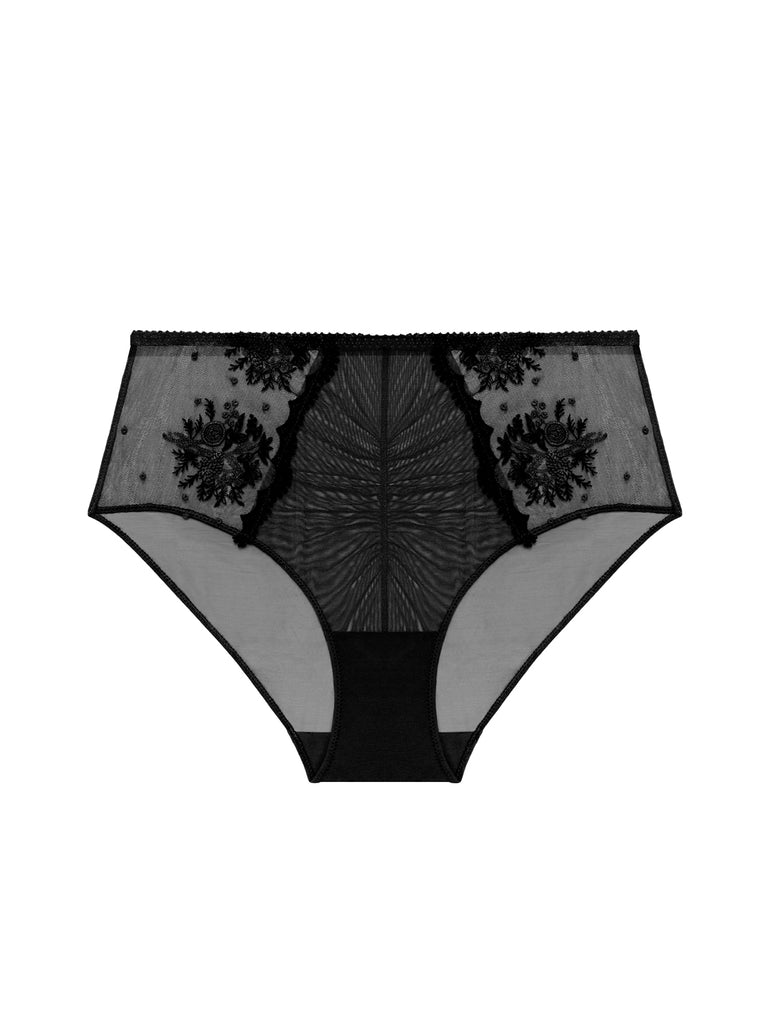 Culotte taille haute - Noir