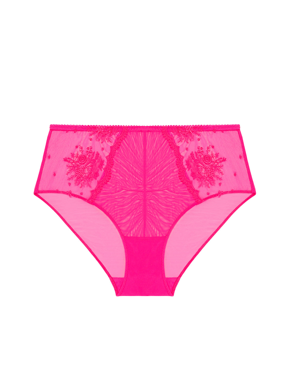 Culotte taille haute - Rose disco