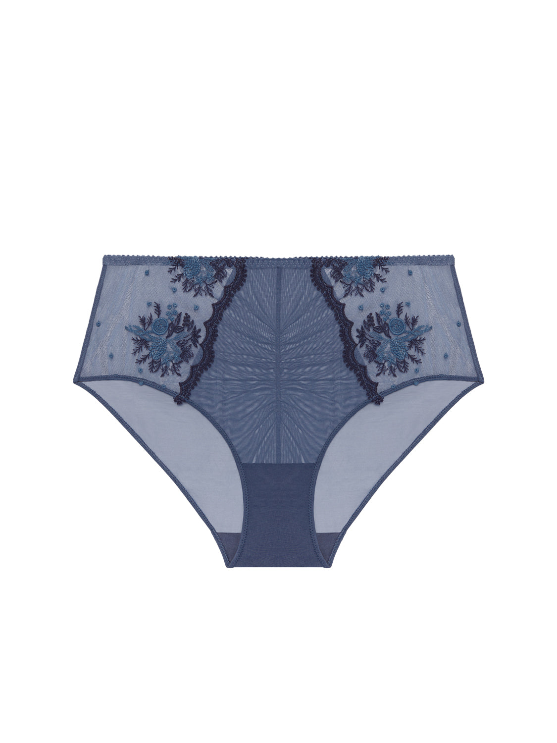 Culotte taille haute - Bleu Cendre