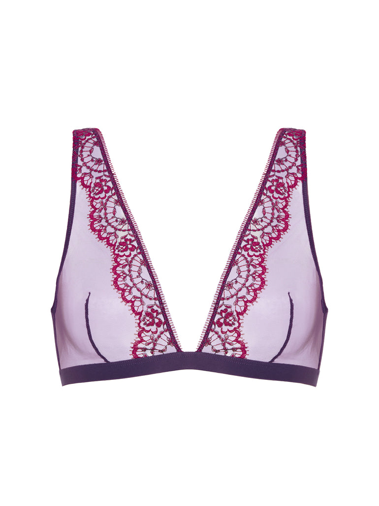 Soutien-gorge triangle sans-armatures - Violet Euphoria