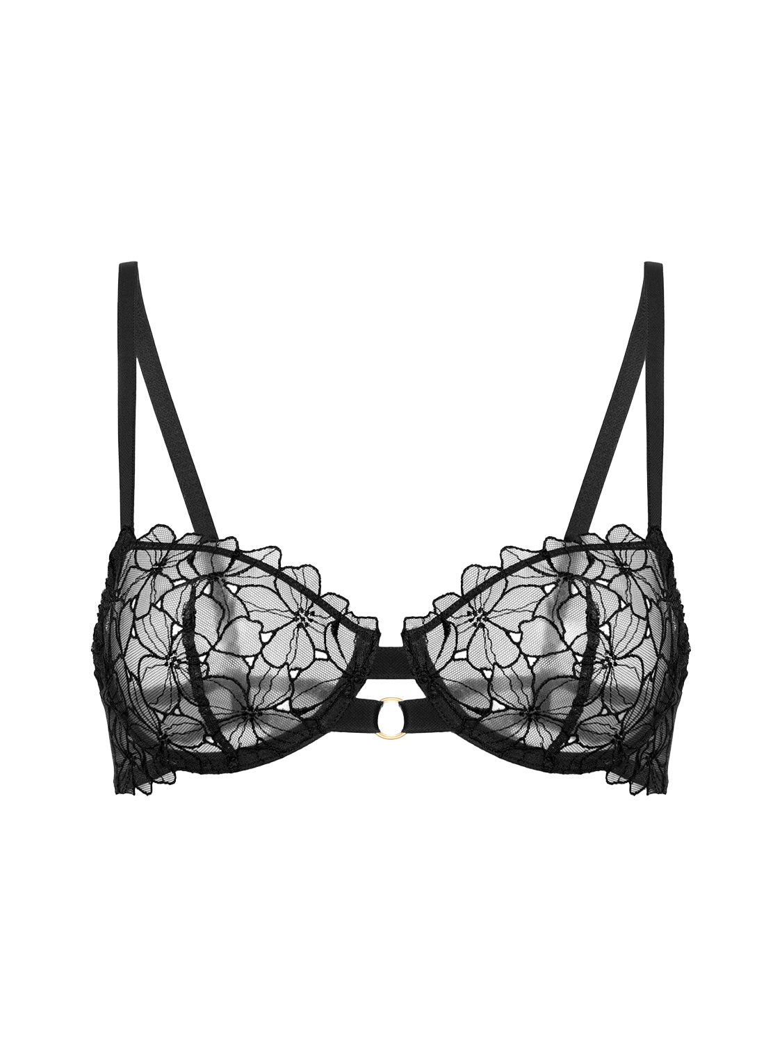 Soutien-gorge corbeille - Noir