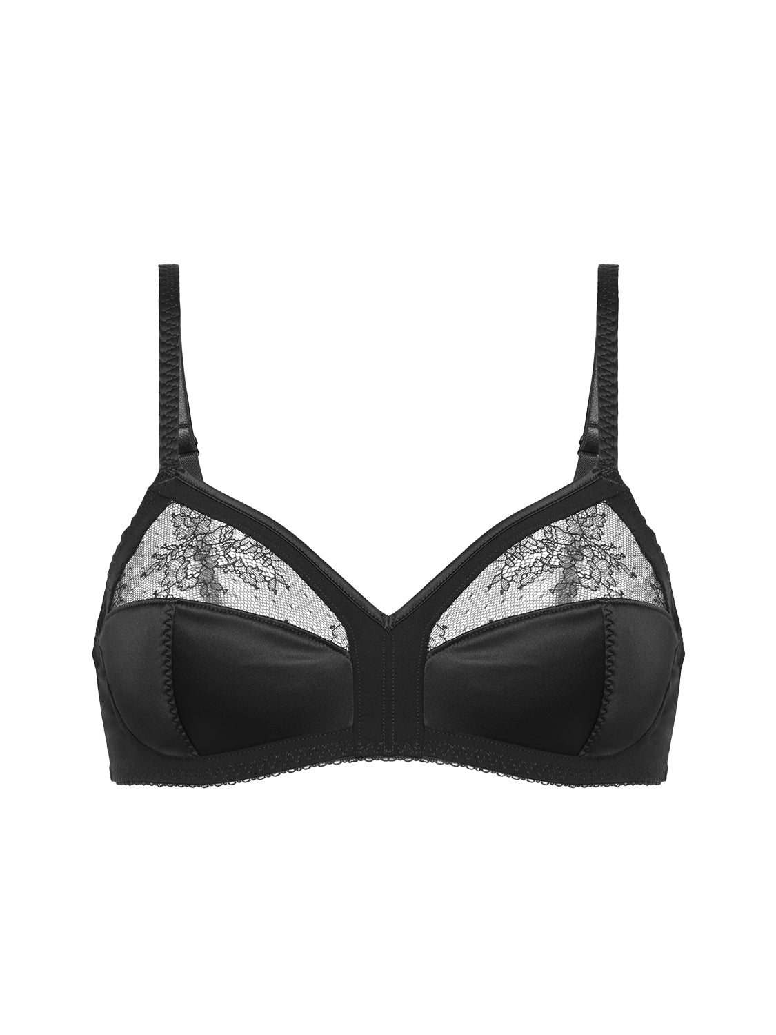 Soutien-gorge triangle sans-armatures - Noir