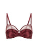 Soutien-gorge armatures - Rouge Obscur