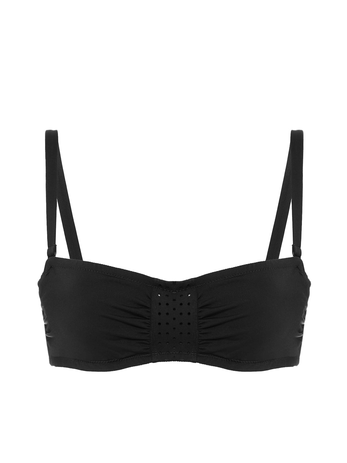 Haut de maillot de bain bandeau mousse avec armatures - Noir