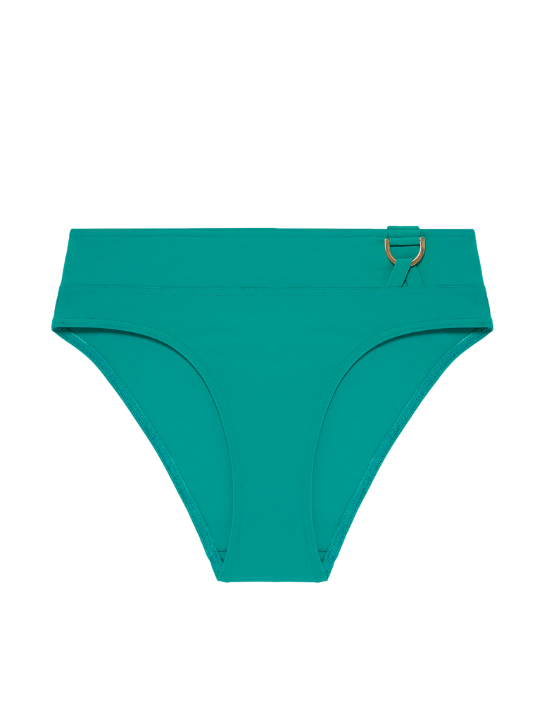 Culotte de bain taille haute - Vert Waterfall
