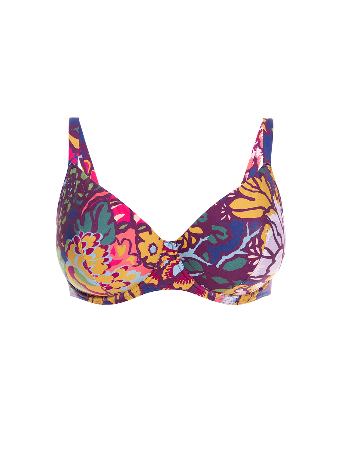 Haut de maillot de bain avec armatures - Imprimé Bloom