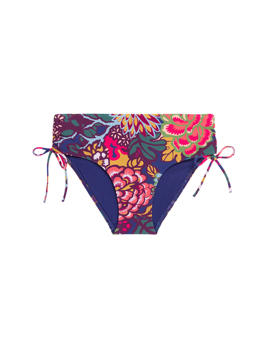 Culotte de bain taille haute - Imprimé Bloom